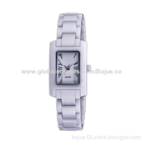 Ceramic Wrist Watch with CE/RoHS Marks